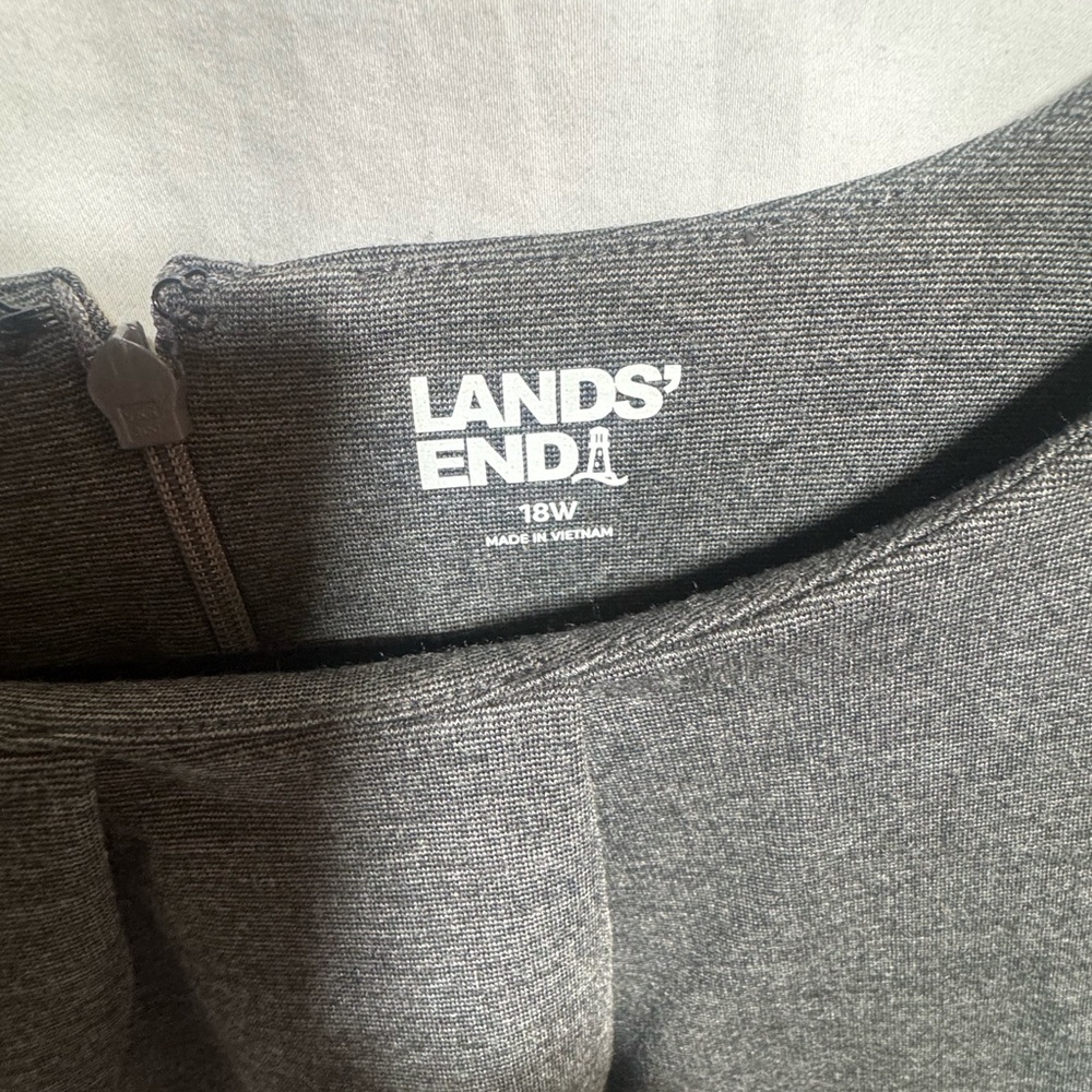 Lands' End Charcoal Dress